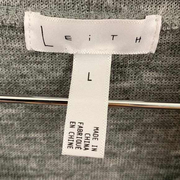 Leith Sweater Ruffle Sleeve High Low Cowl Neck - Picture 7 of 7